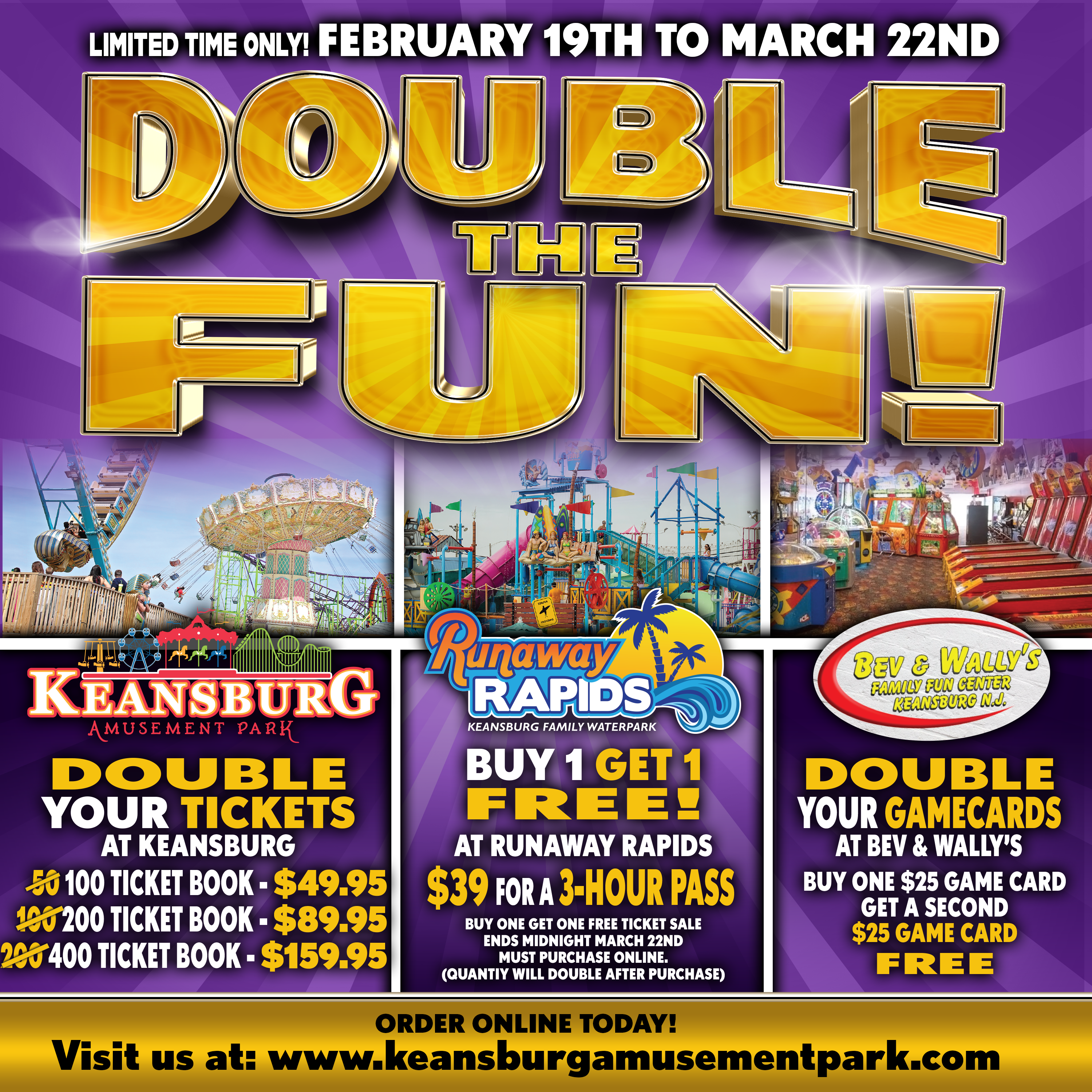 Keansburg Amusement Park Double the Fun special