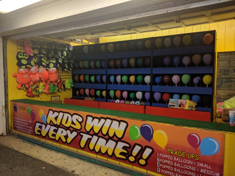 Kiddie Balloon Darts - Keansburg Amusement Park & Runaway Rapids Waterpark